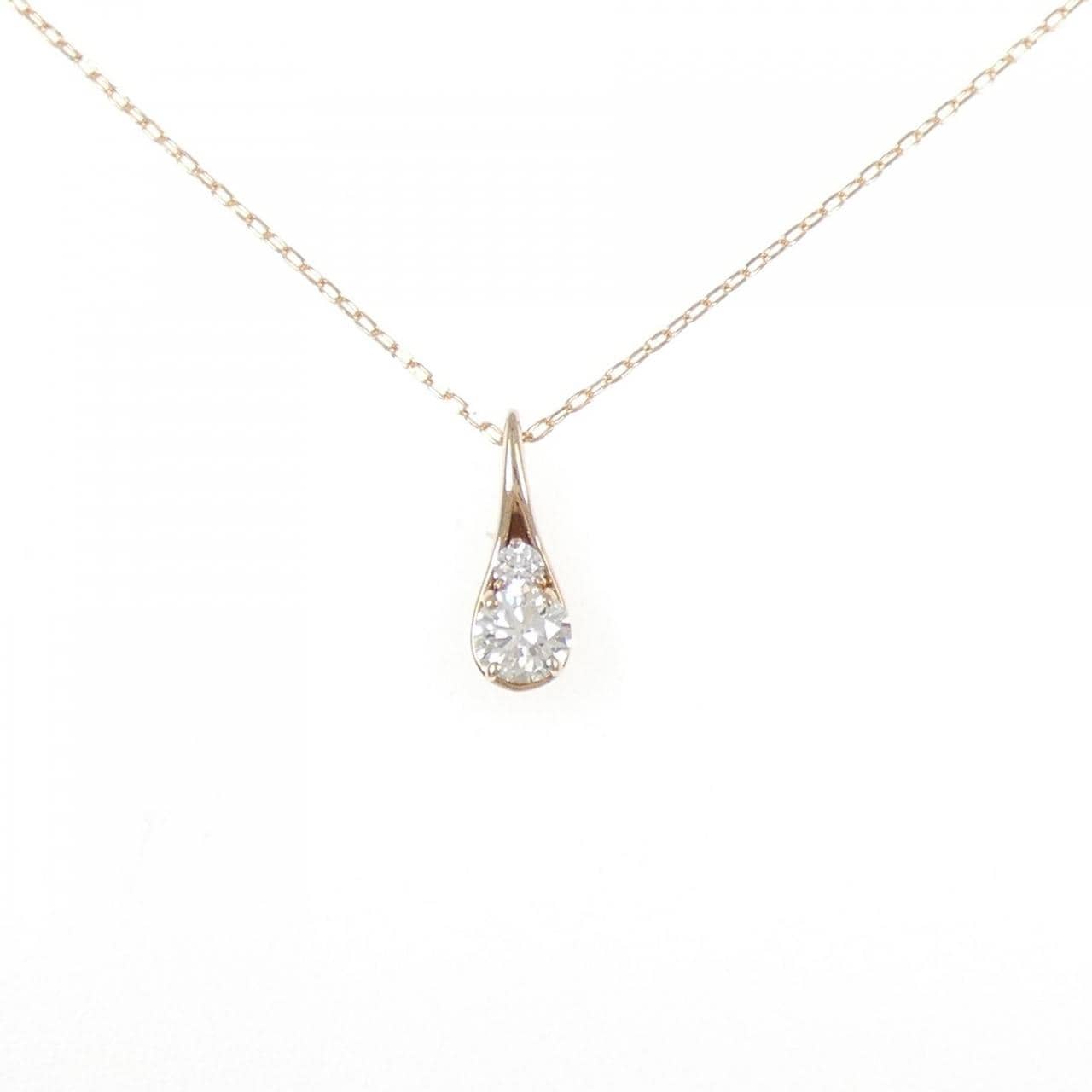 K18PG ダイヤモンド ネックレス 0.448CT
