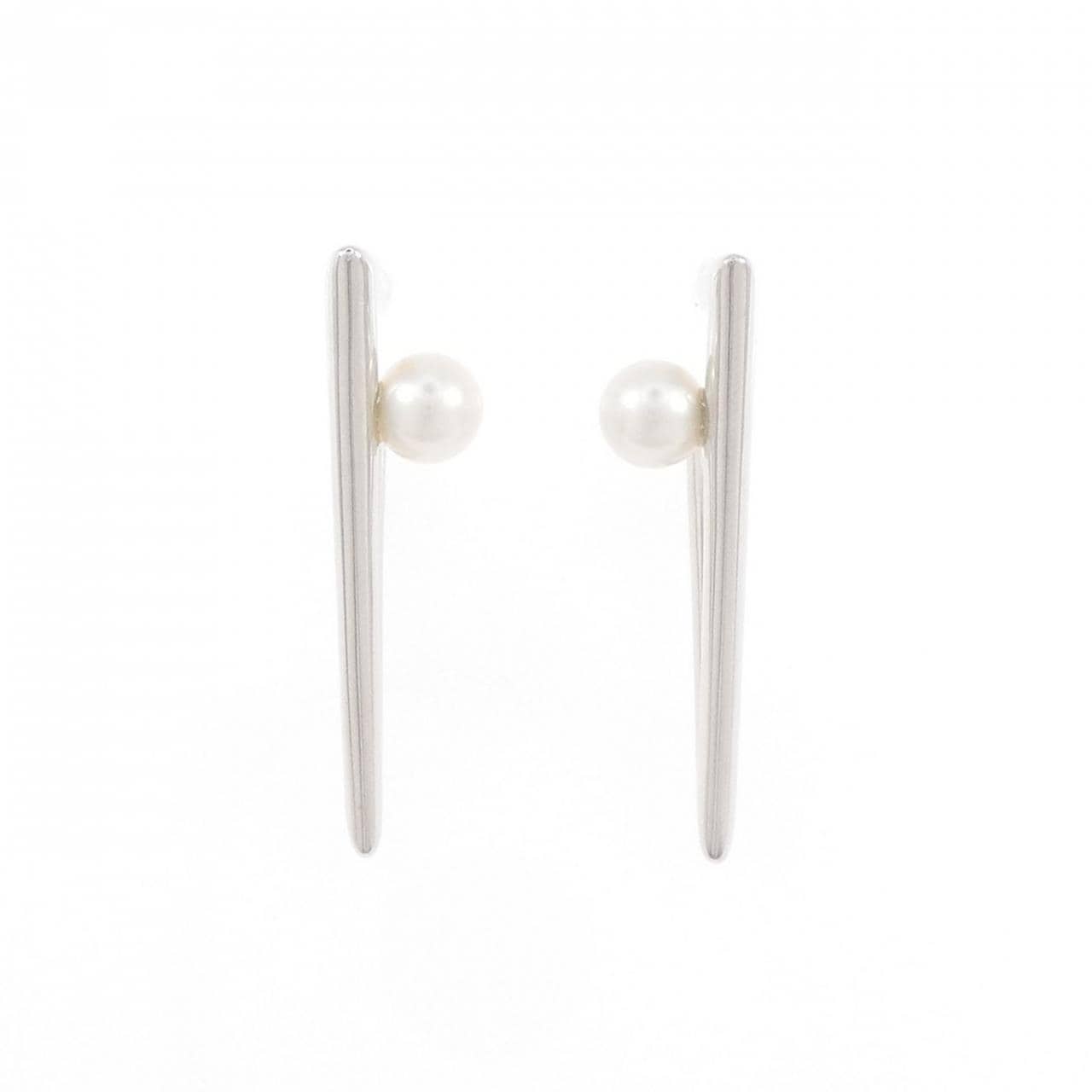 ミキモト V コード ピアス 6.1mm