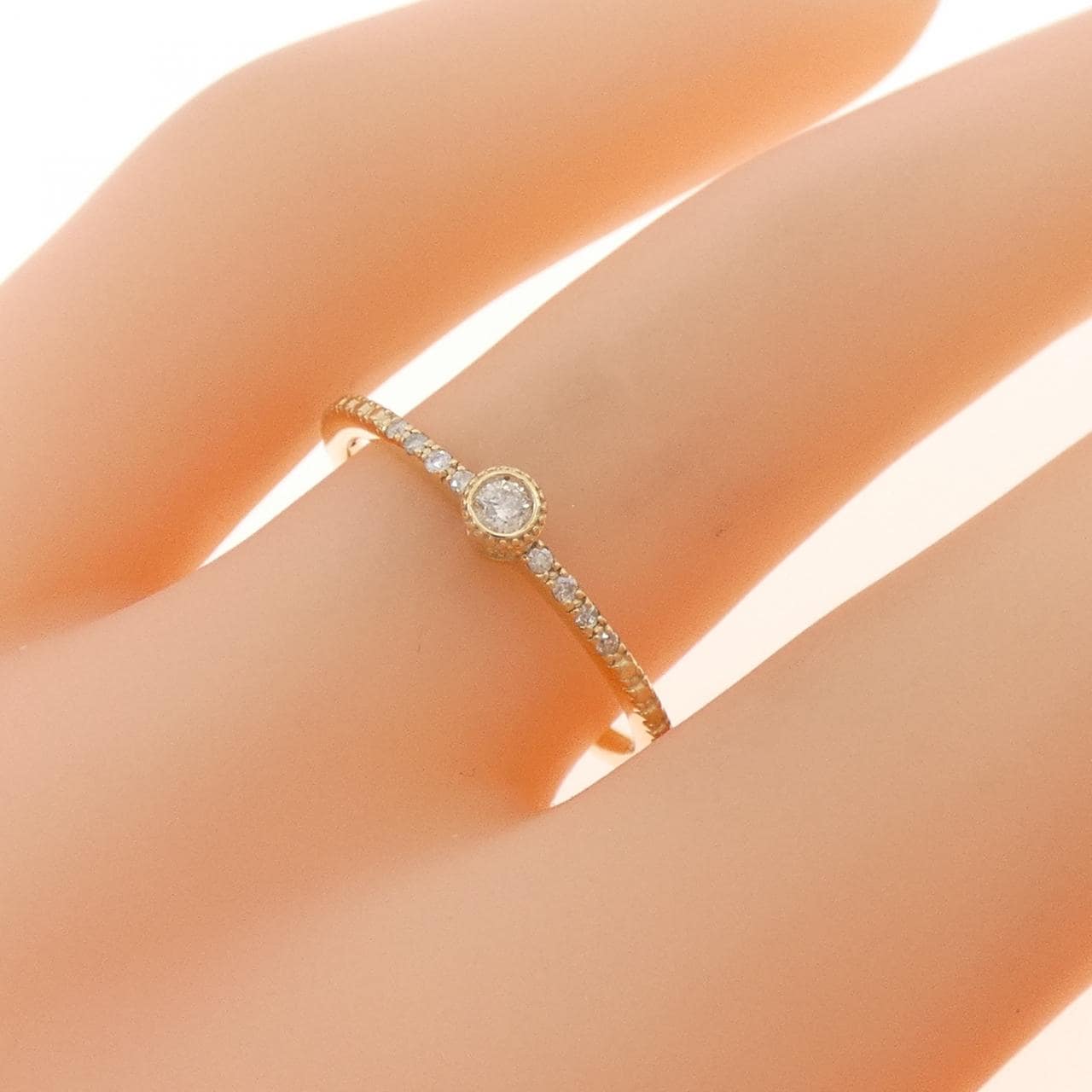 アガット ダイヤモンド リング 0.05CT