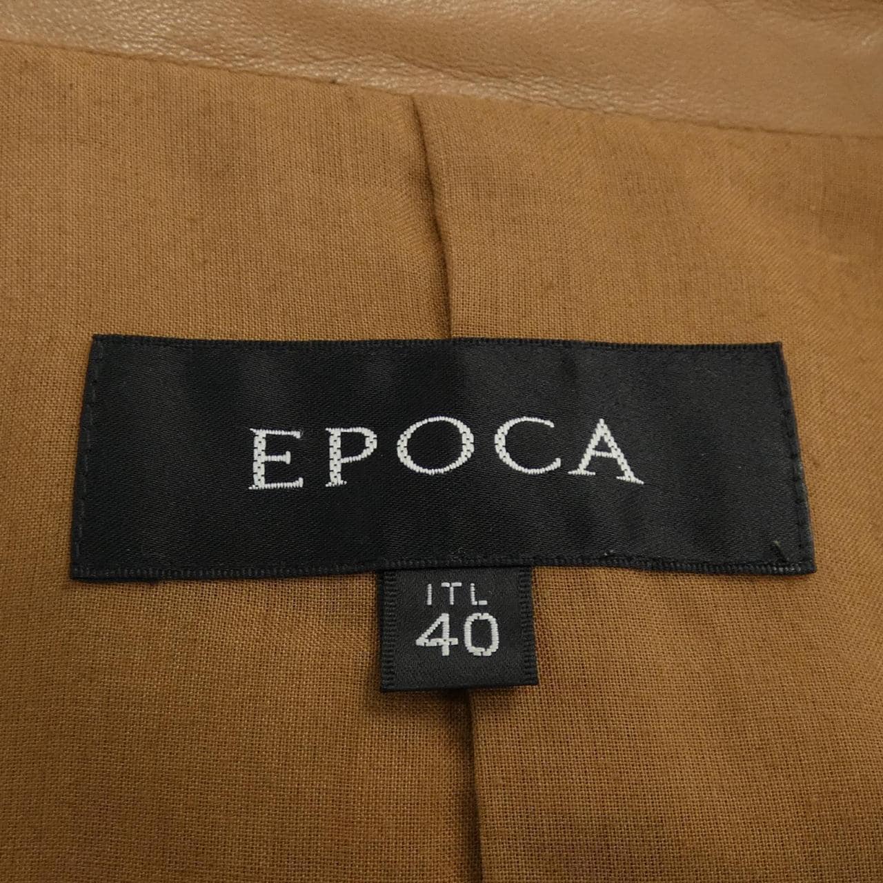 EPOCA Leather Coat