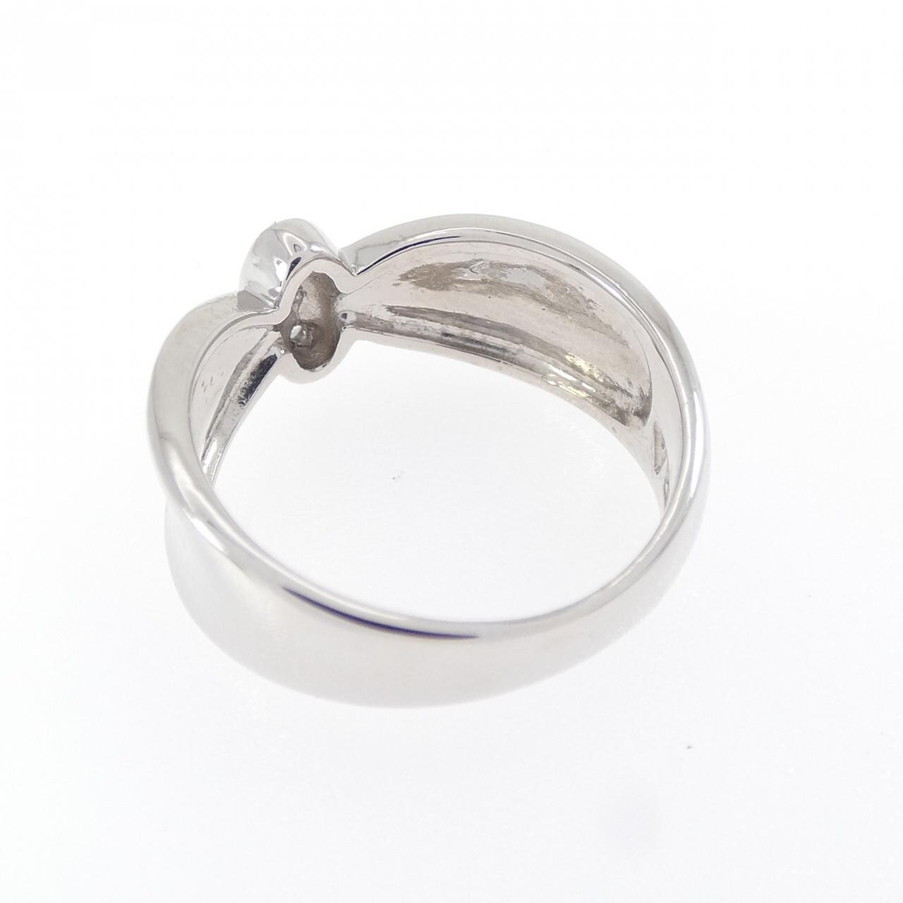 PT900 ダイヤモンド ピンキーリング 0.03CT