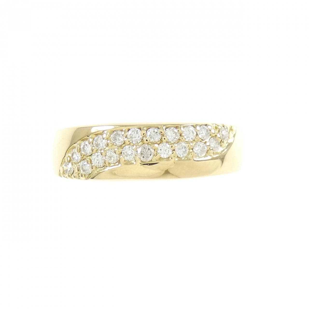 K18YG ダイヤモンド リング 0.20CT