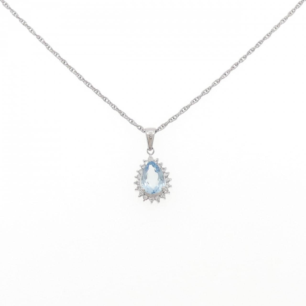 PT900/PT850 アクアマリン ネックレス 0.81CT