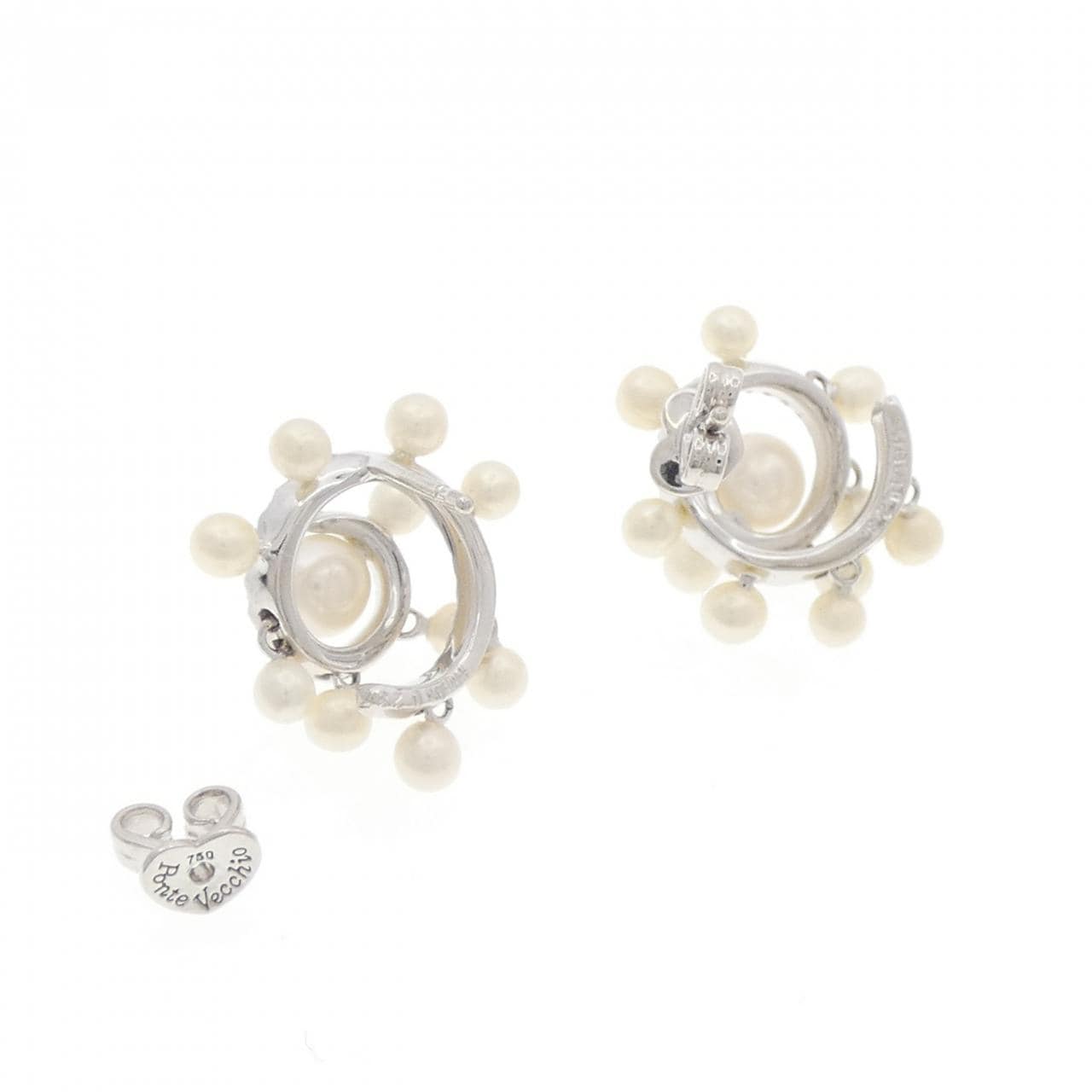 ポンテヴェキオ 淡水パール ピアス