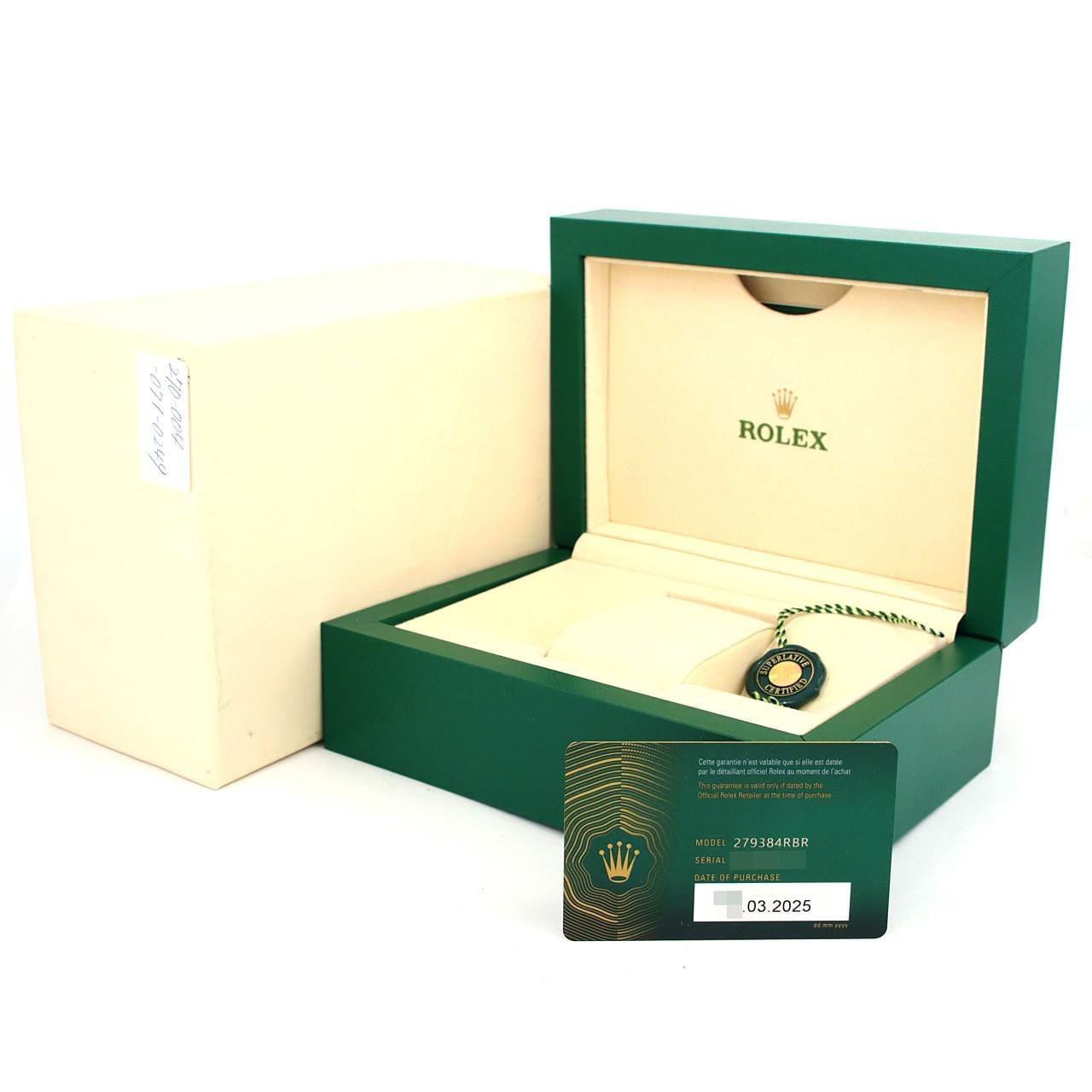 ROLEX Datejust 279384RBR SSxWG自動上弦上鍊隨機編號