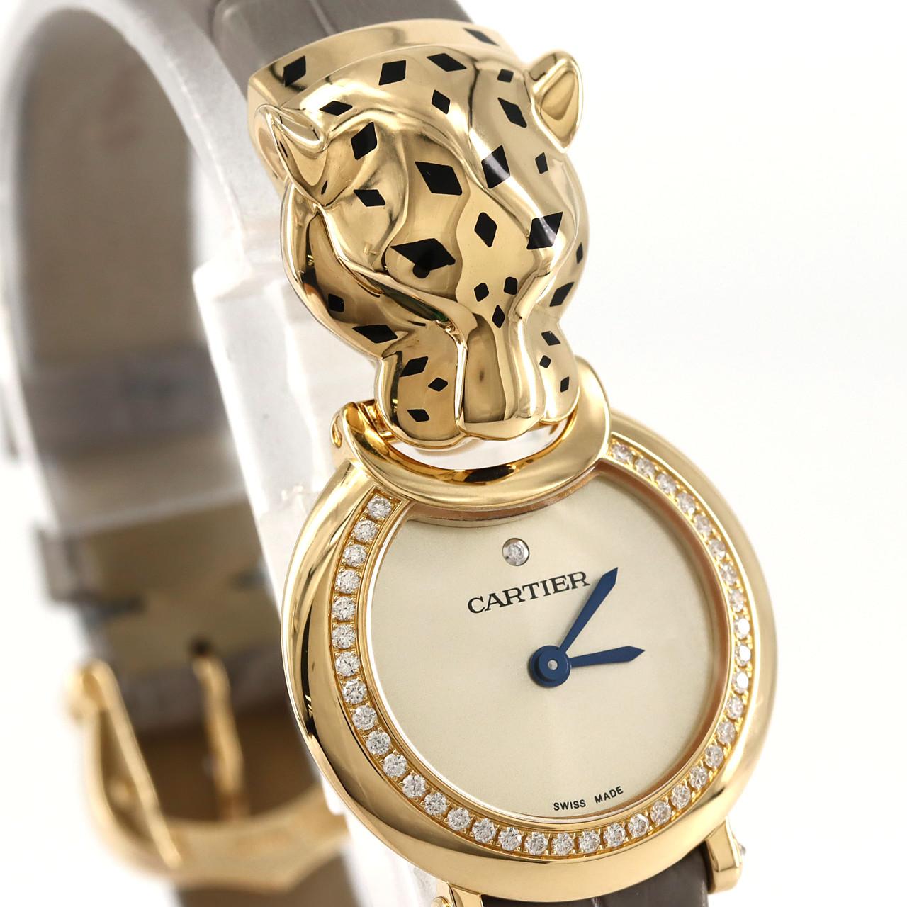 Cartier Panthere Jewelry Watch YG/D･1P HPI01297 YG Quartz