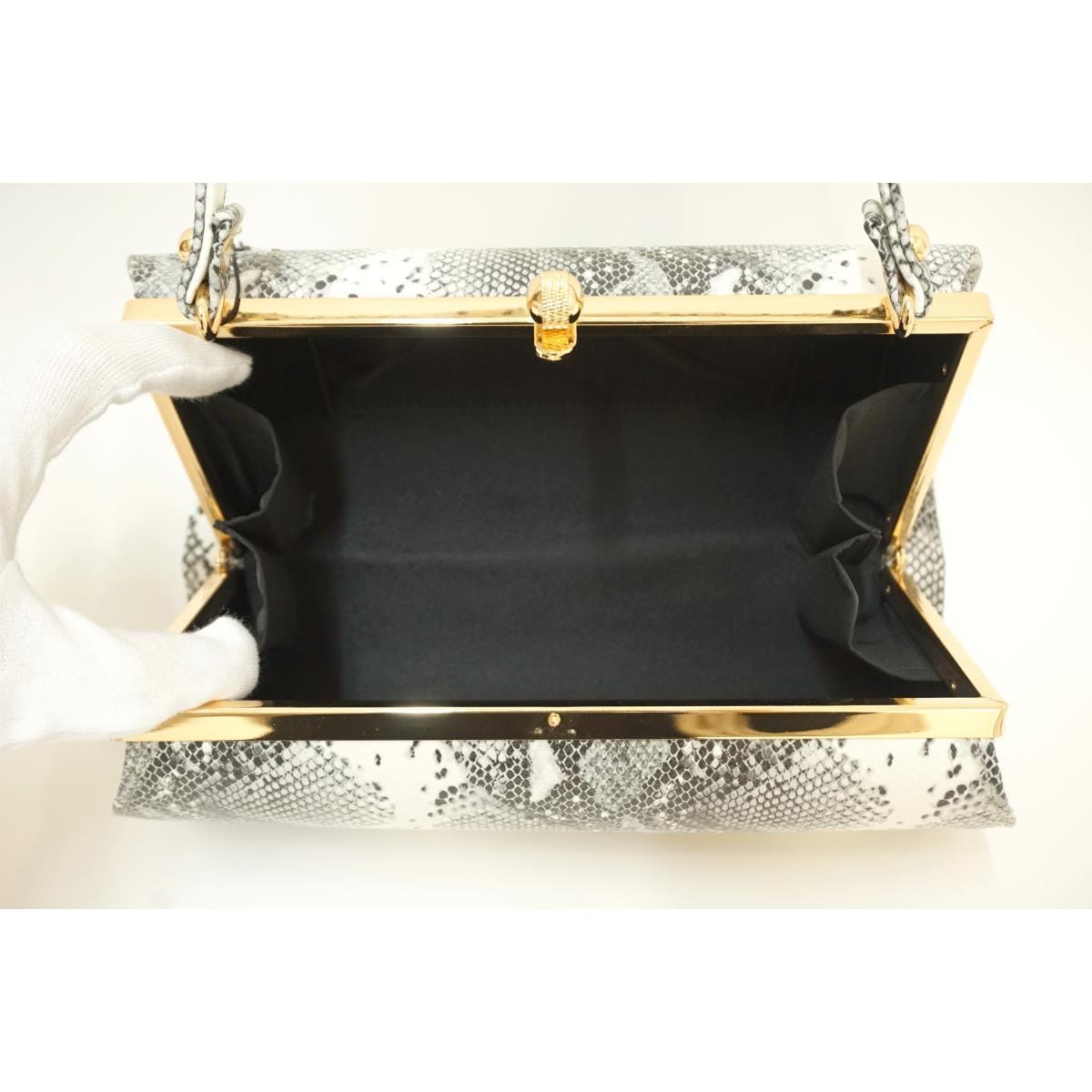 【新品】草履バッグセット　Ｆサイズ　パイソン柄