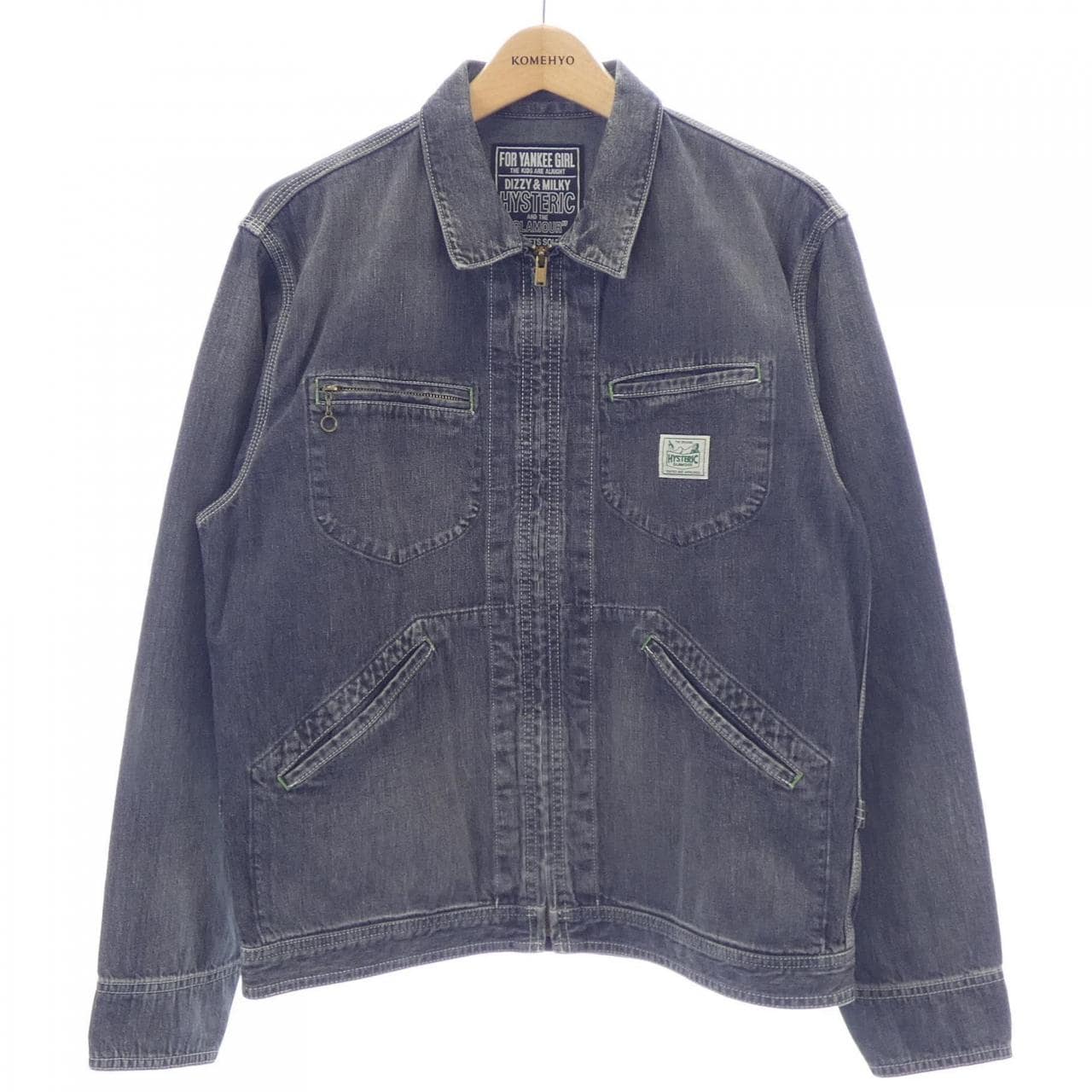 ヒステリックグラマー HYSTERIC GLAMOUR 02221AB06 デニムジャケット