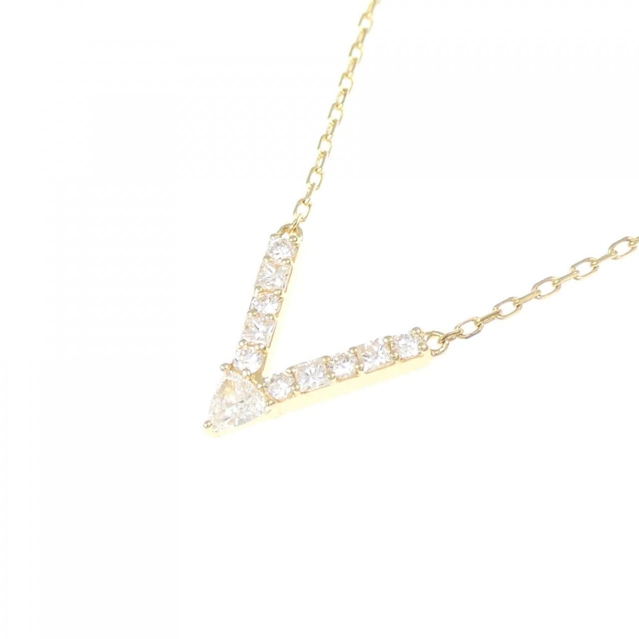 アーカー Vチェーン ネックレス 0.12CT