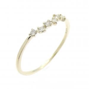K10YG ダイヤモンド リング 0.04CT