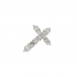 PT900 クロス ダイヤモンド ペンダント 0.20CT