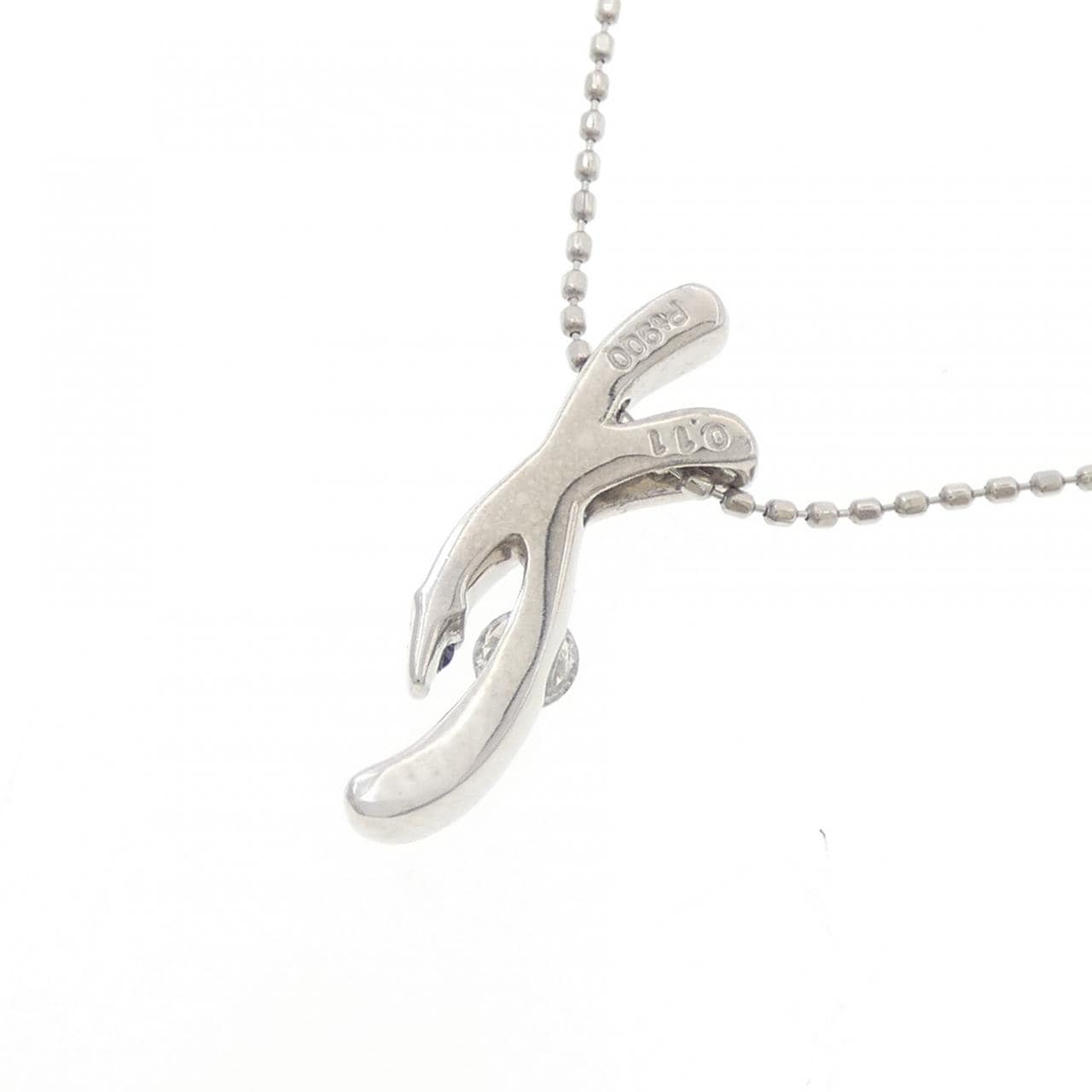 PT900/PT850 ダイヤモンド ネックレス 0.11CT