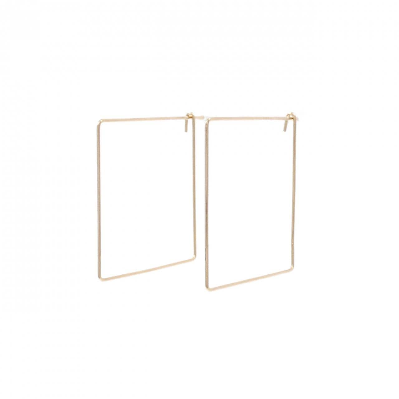 K18YG earrings