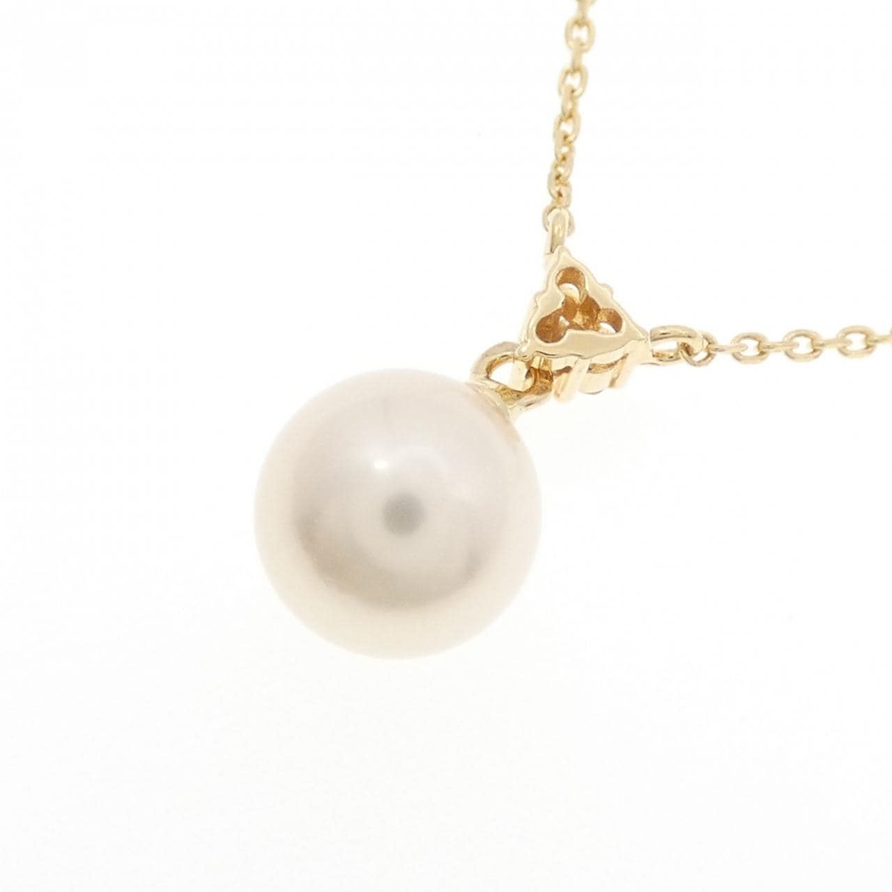 K18YG アコヤパール ネックレス 7.6mm