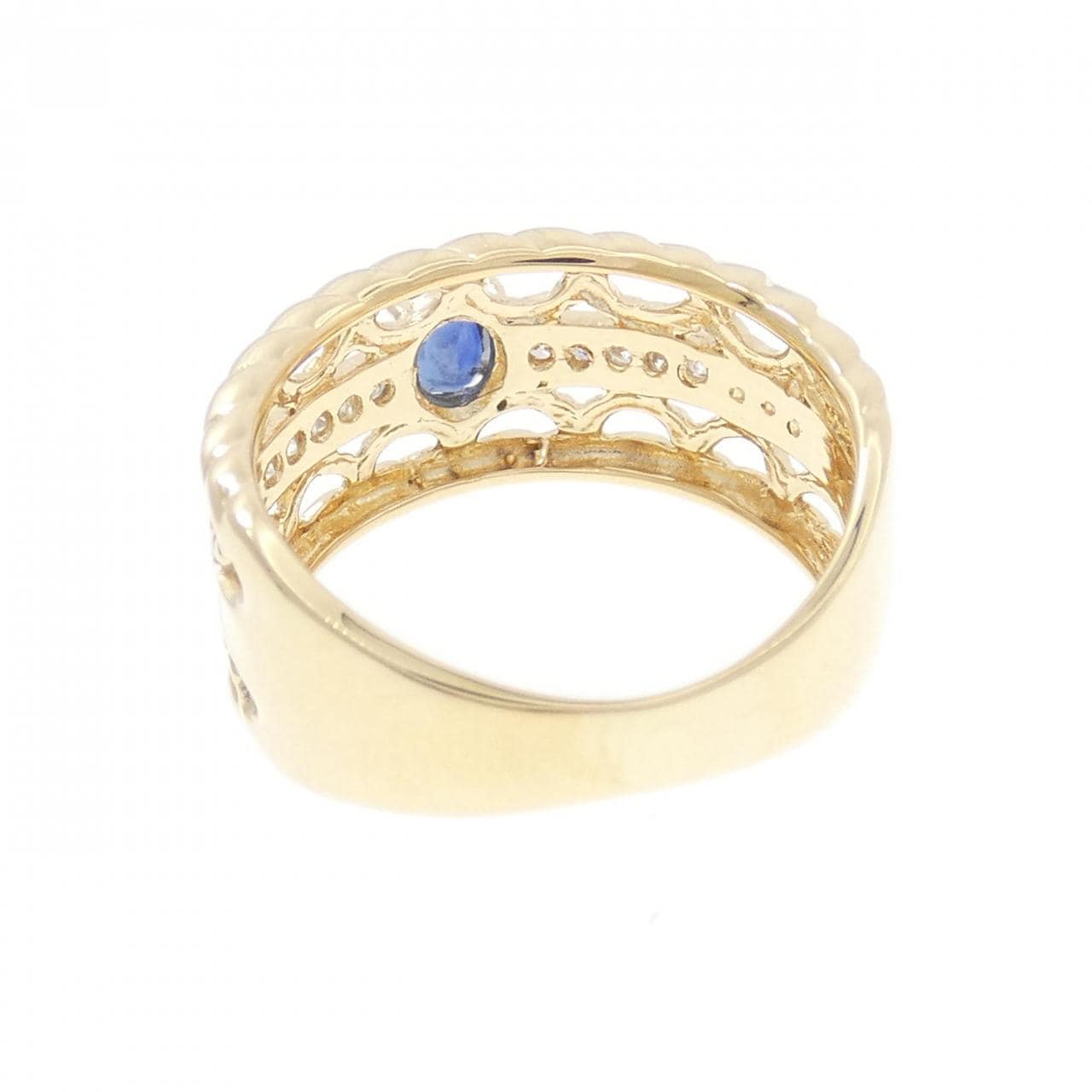 K18YG サファイヤ リング