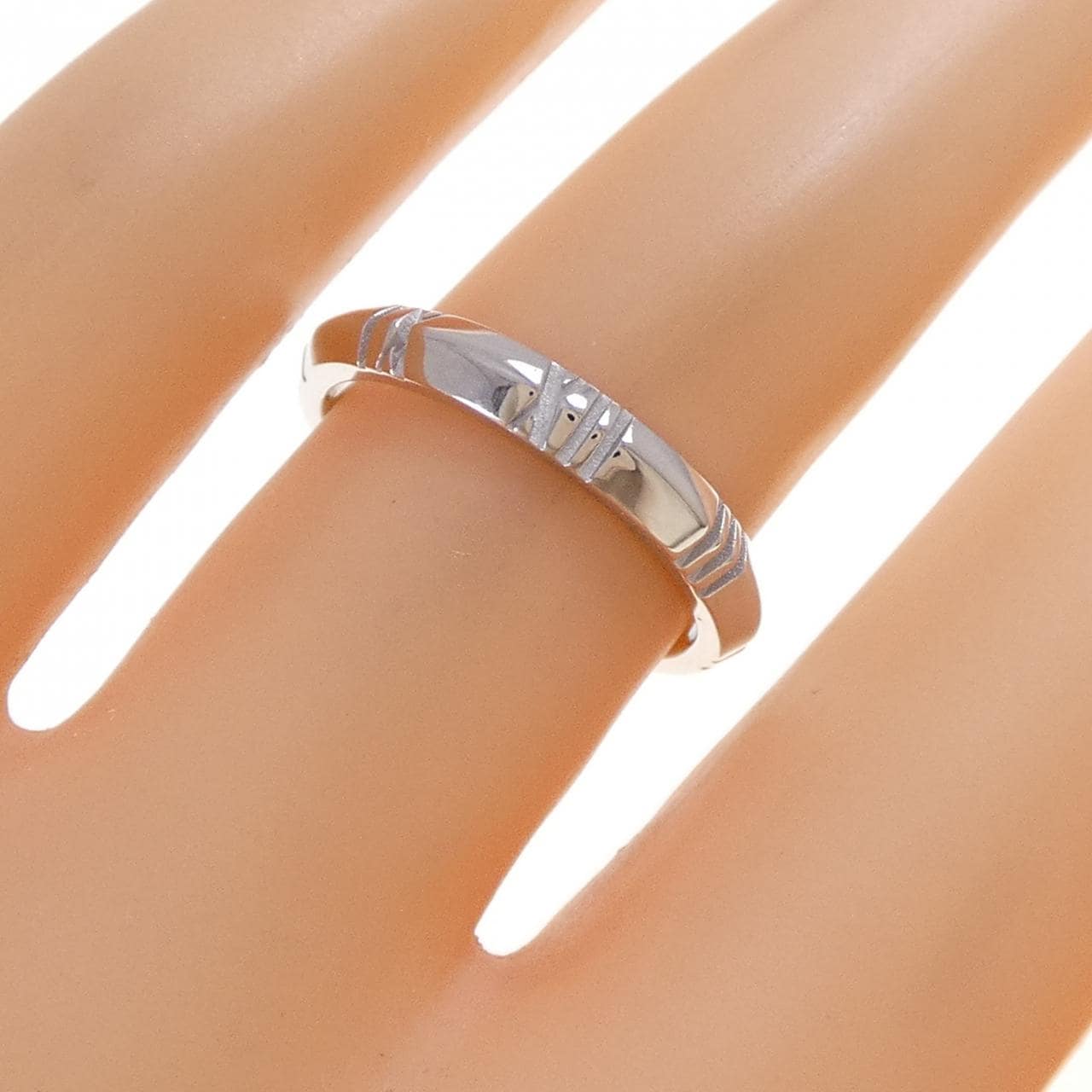 ティファニー アトラス Xクローズド ナロー リング