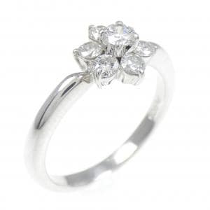 PT フラワー ダイヤモンド リング 0.12CT