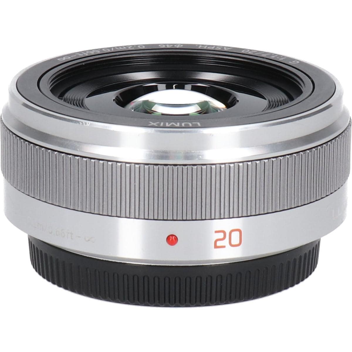Ｇ２０ｍｍ　Ｆ１．７ＩＩ（Ｈ－Ｈ０２０Ａ）　シルバー