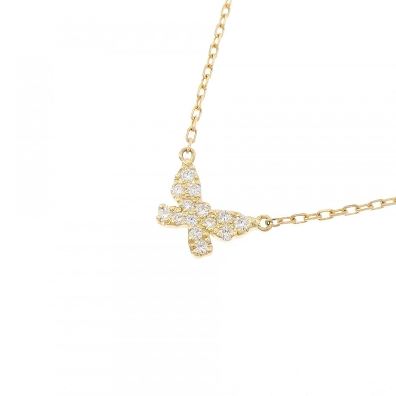 アーカー バタフライ ネックレス 0.06CT