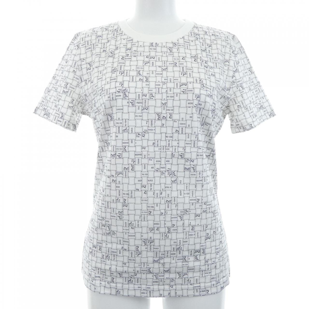 エルメス HERMES BOLDUC AU CARRE ボルデュックチェック 5E4645DK Tシャツ