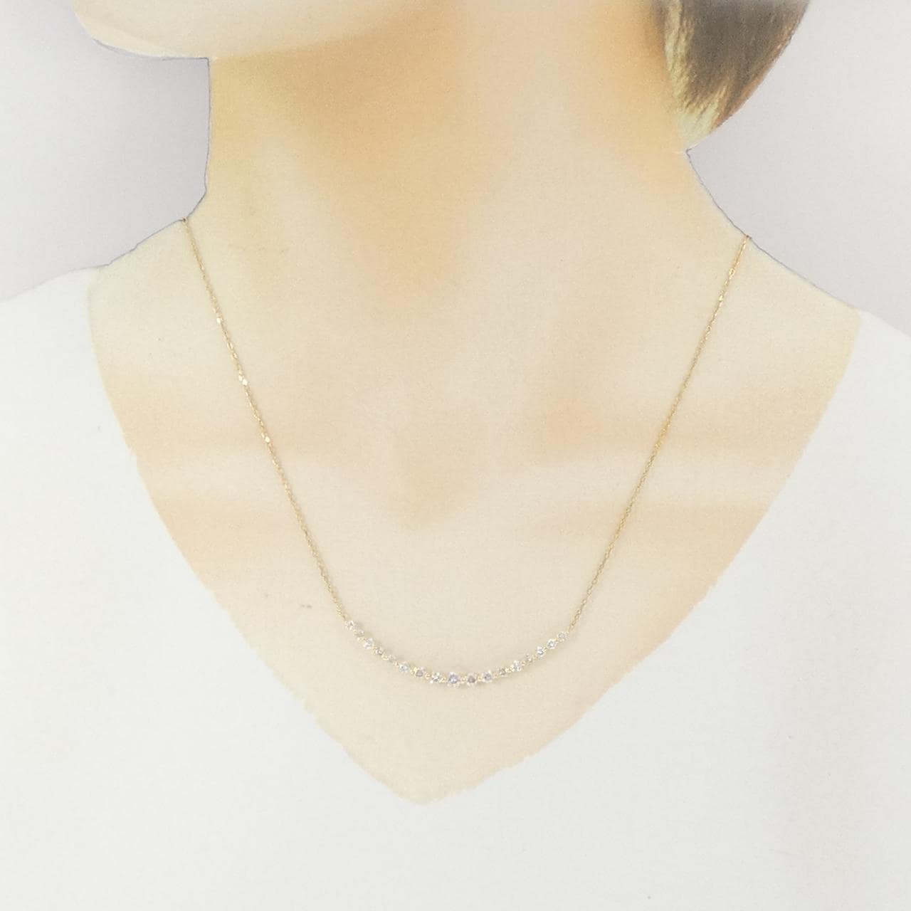 K18YG ダイヤモンド ネックレス 1.00CT