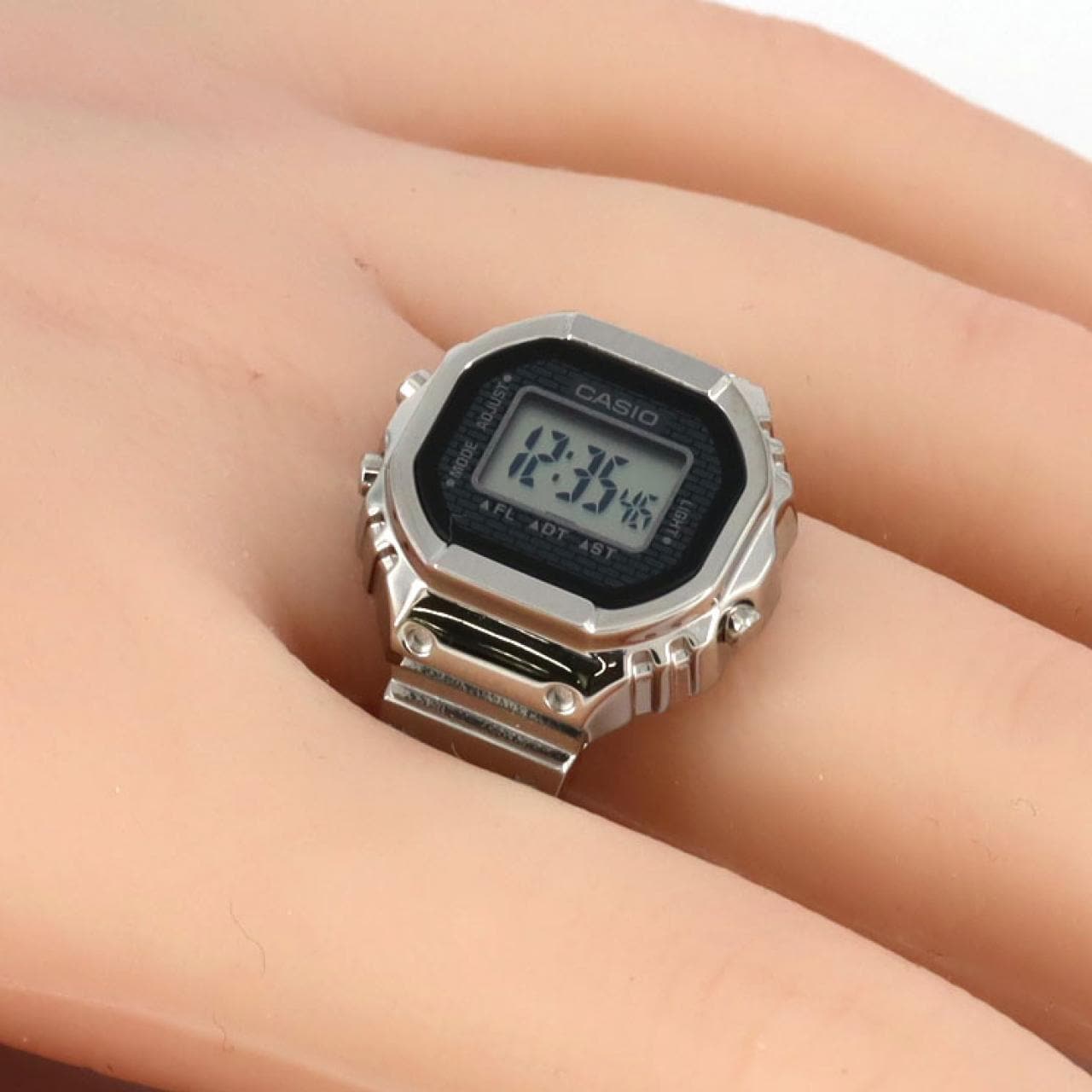 カシオ リングウォッチ CRW-001-1JR SS クォーツ