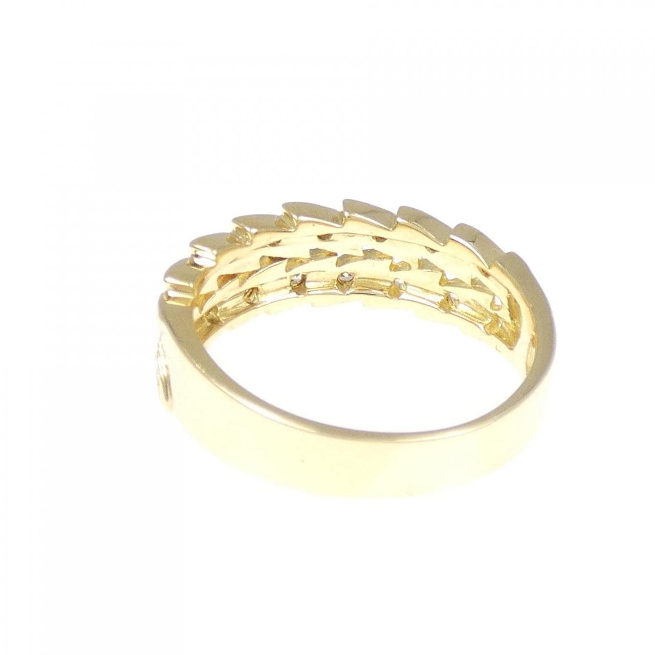 K18YG ダイヤモンド リング 0.15CT
