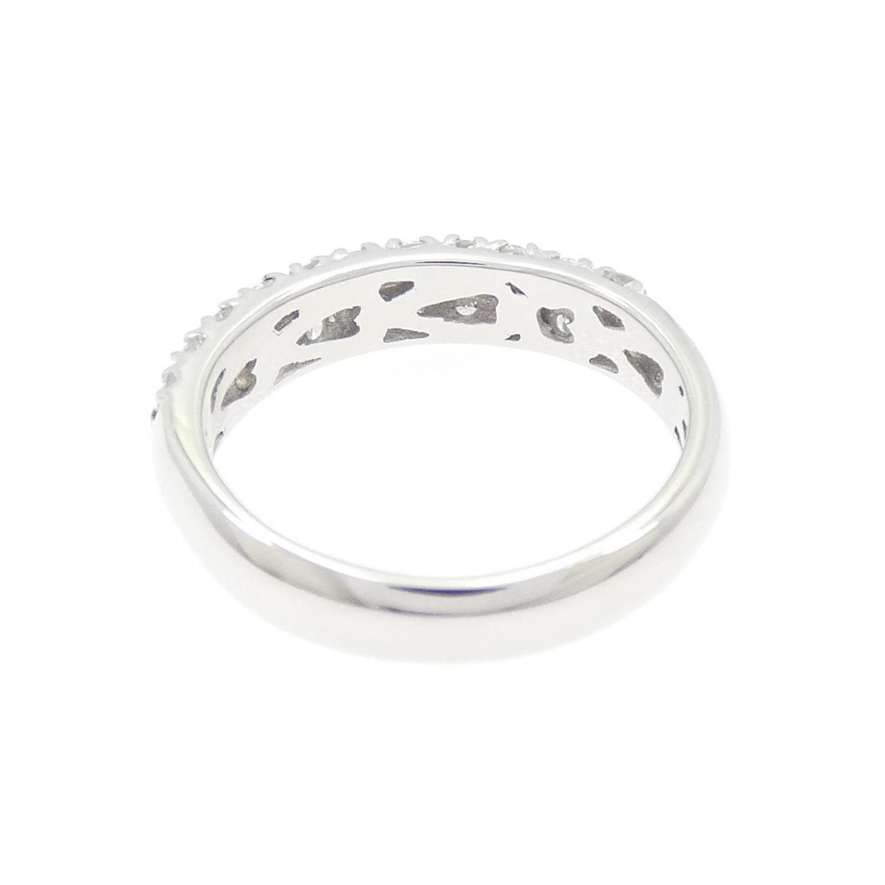 K18WG パヴェ ダイヤモンド リング 0.31CT