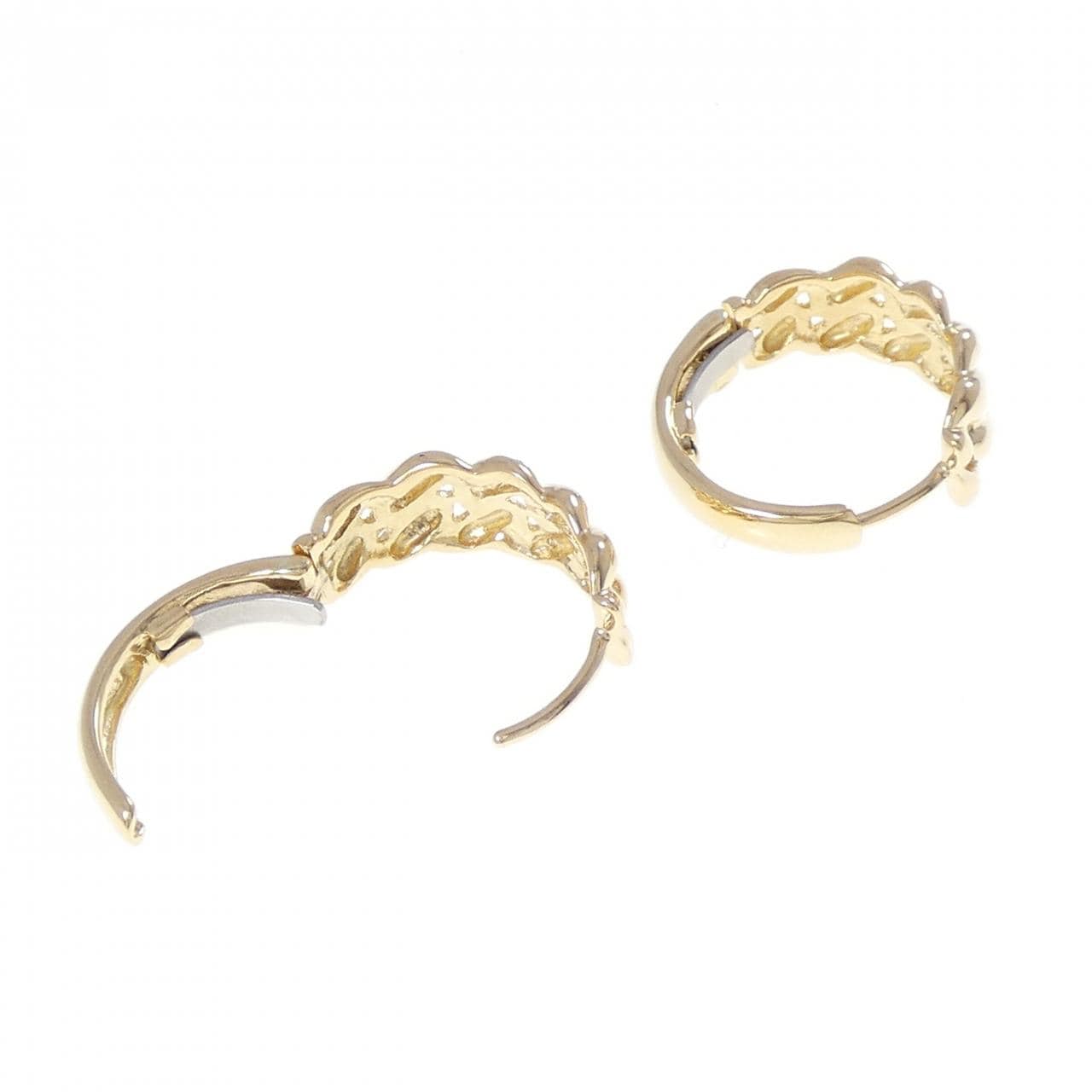 K18YG ダイヤモンド ピアス 0.04CT