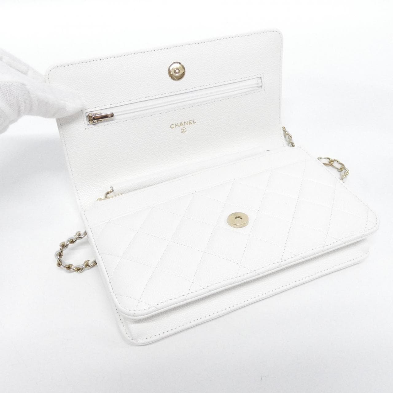 シャネル タイムレスクラシック ライン AP0250 チェーンウォレット