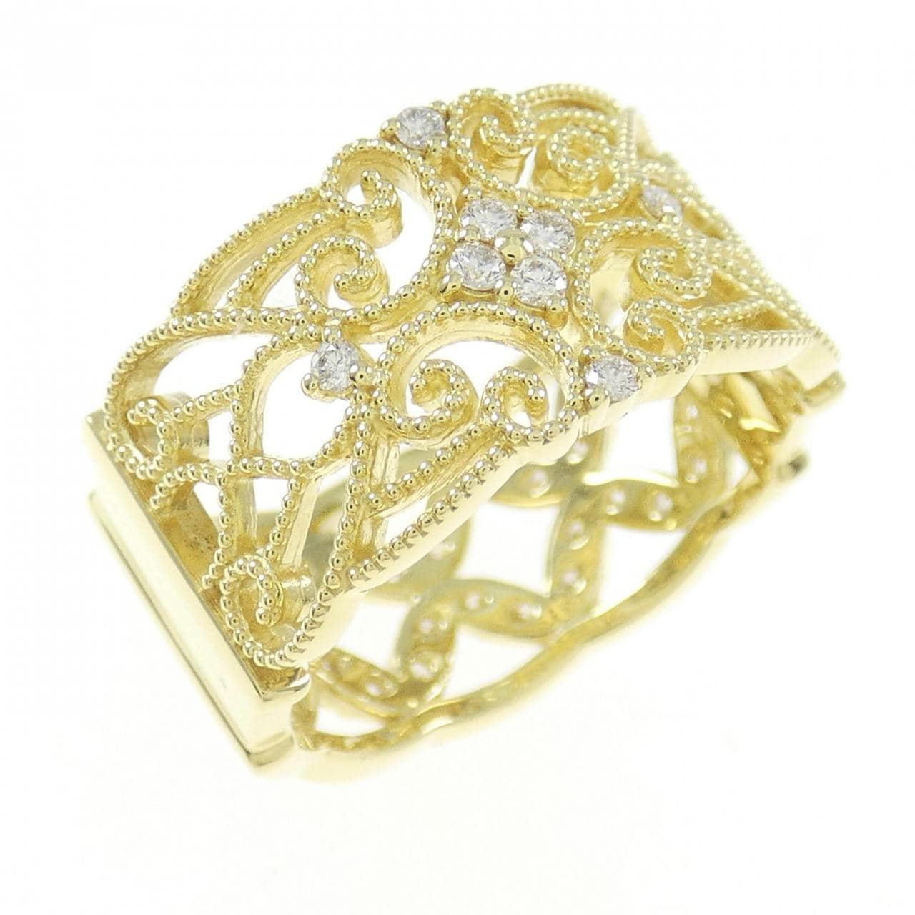 K18YG ダイヤモンド リング 0.56CT
