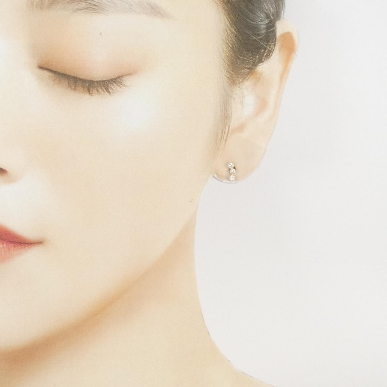 【リメイク】K18YG ダイヤモンド ピアス 0.20CT