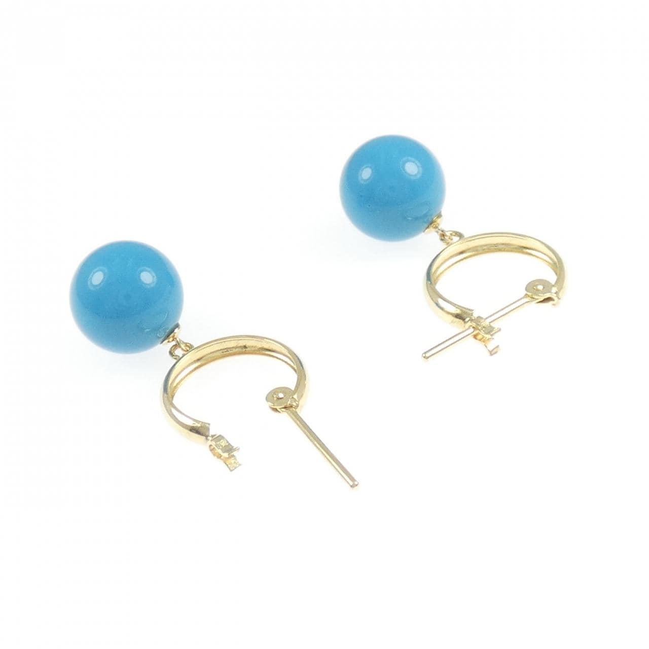 K18YG 樹脂 ピアス