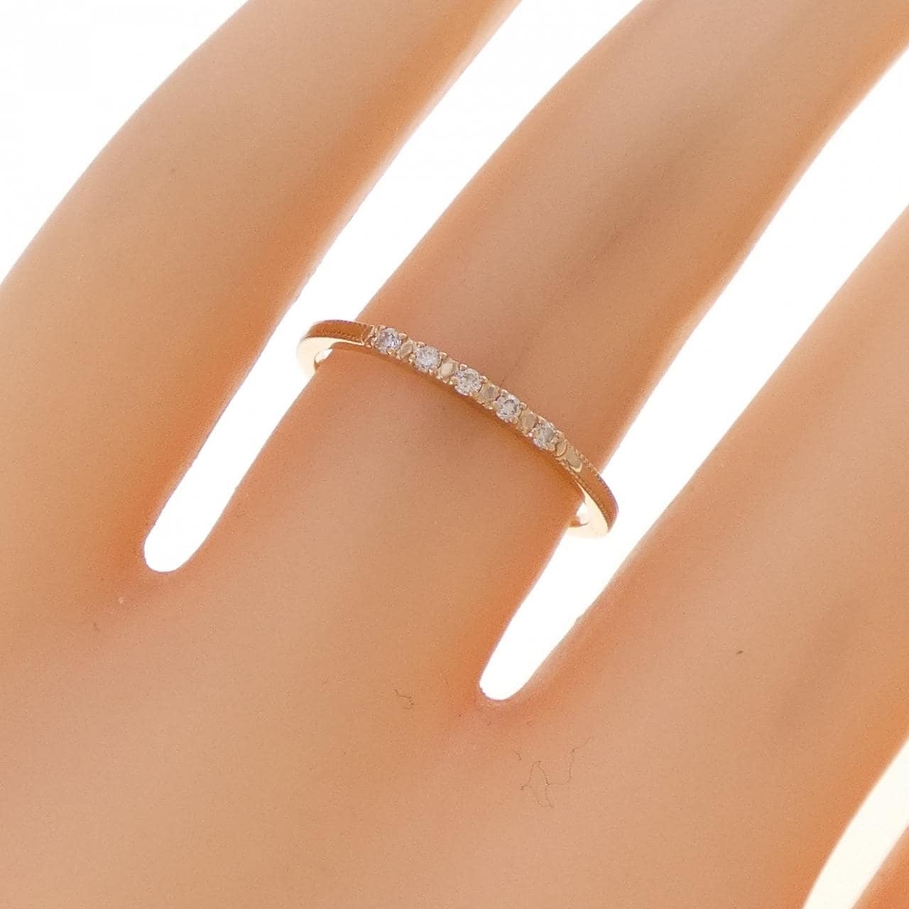 アガット ダイヤモンド リング 0.05CT