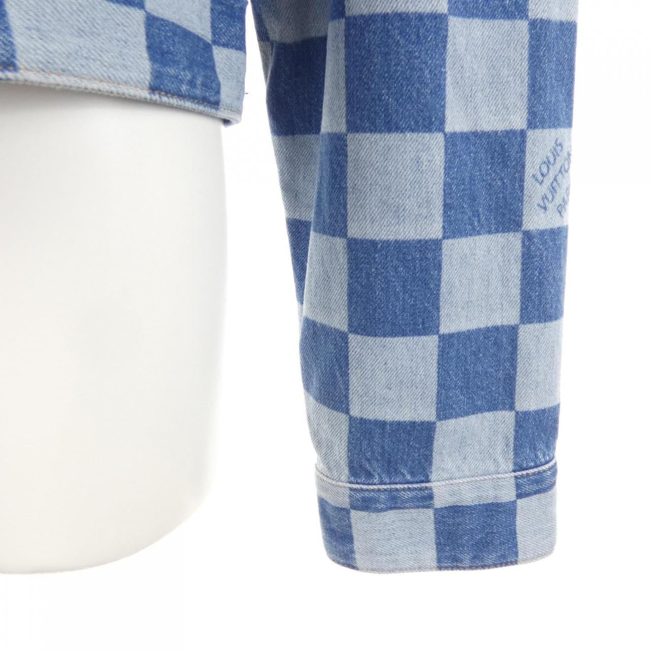 ルイヴィトン LOUIS VUITTON ダミエデニムジャケット FQJA59RXZ デニムジャケット