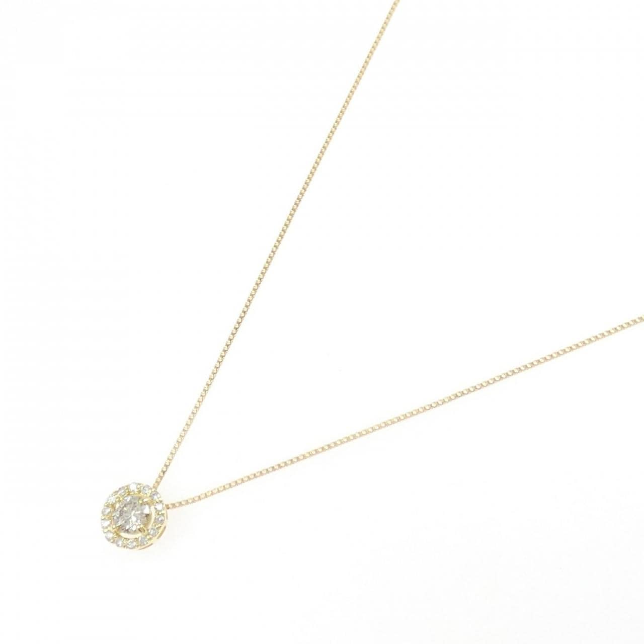K18YG ダイヤモンド ネックレス 0.23CT