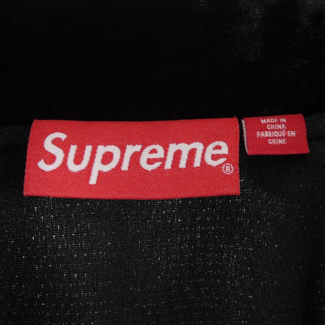 シュプリーム SUPREME crushed velvet track jack ジャケット