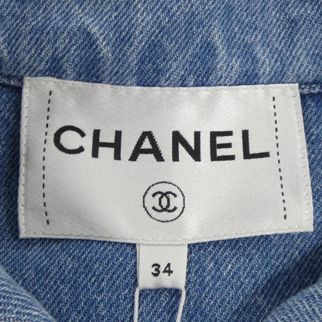 シャネル CHANEL LOOK25 P76751V68780 デニムジャケット