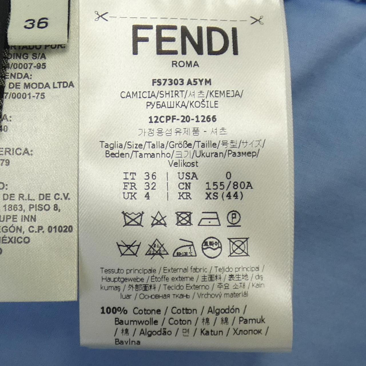 フェンディ FENDI S／Sシャツ