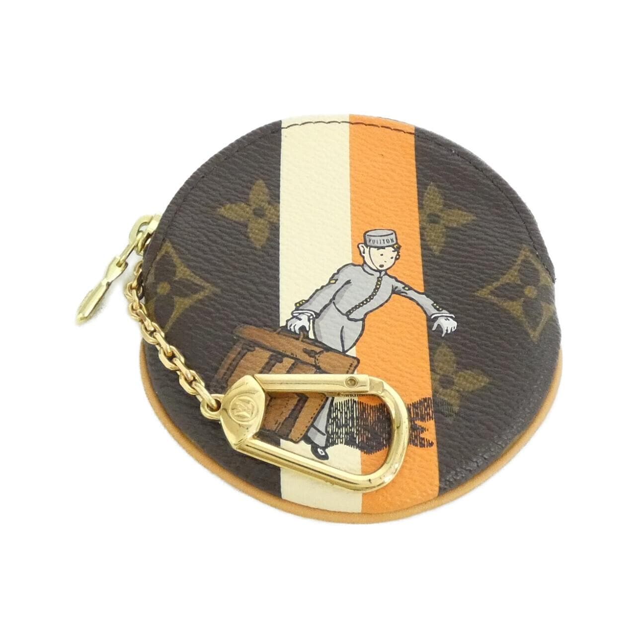 ルイヴィトン モノグラム グルーム ポルト モネ ロン M60037 コイン＆キーケース