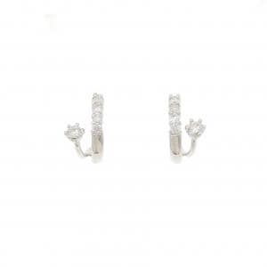 K14WG ダイヤモンド ピアス 0.40CT
