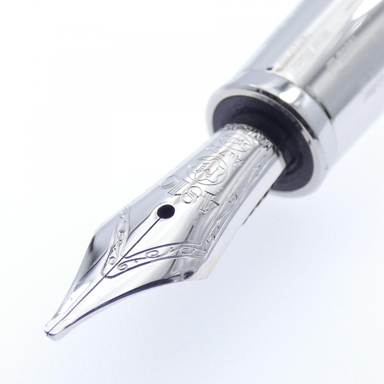 モンブラン マイスターシュテュックホワイトソリテールクラシック 106844 万年筆