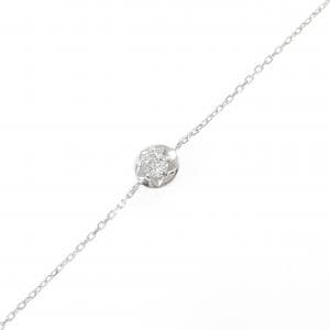 K18WG ダイヤモンド ブレスレット 0.092CT