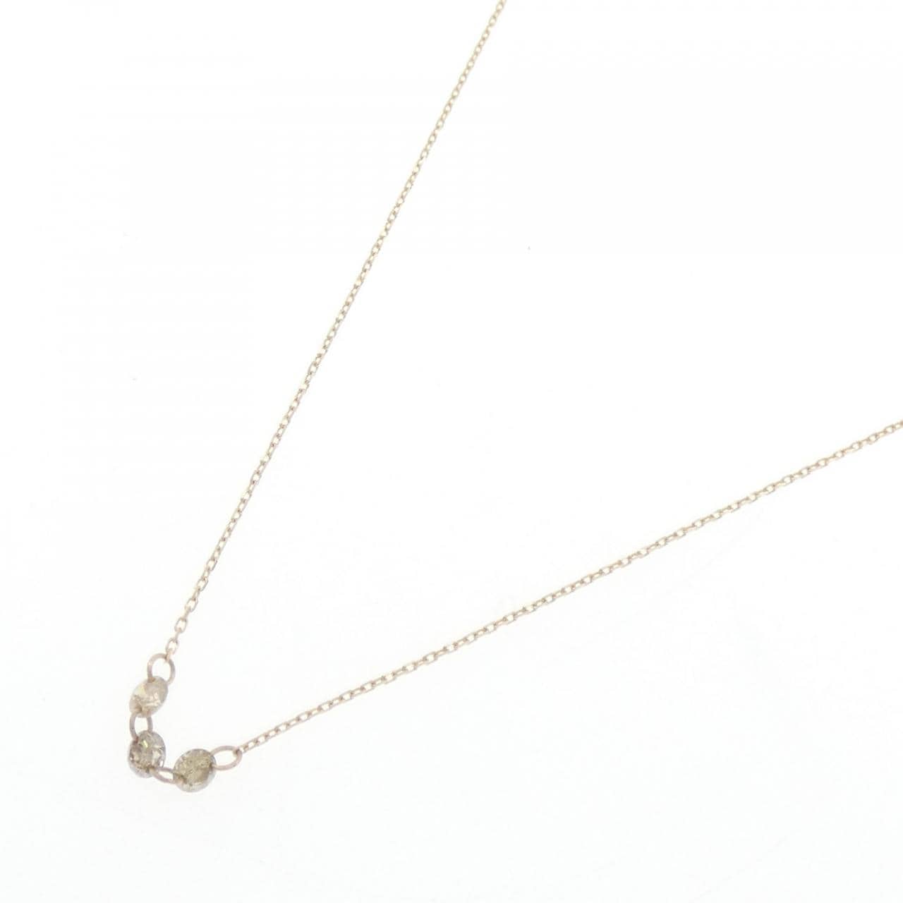 K10YG ダイヤモンド ネックレス 0.15CT