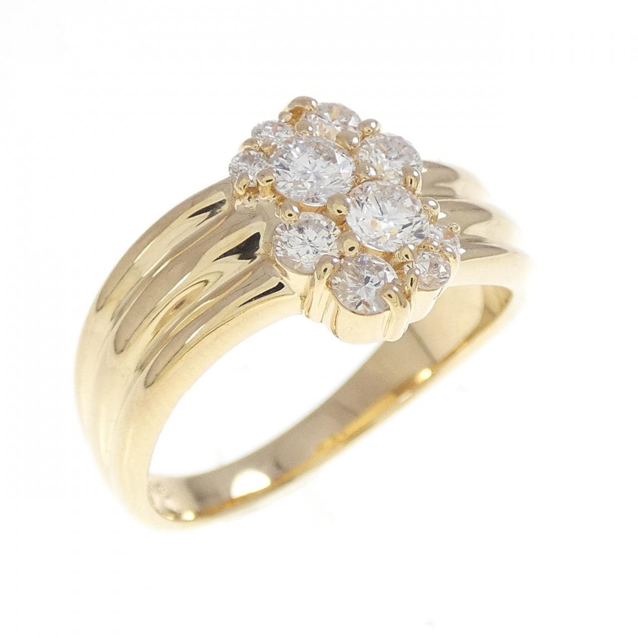 K18YG ダイヤモンド リング 0.52CT