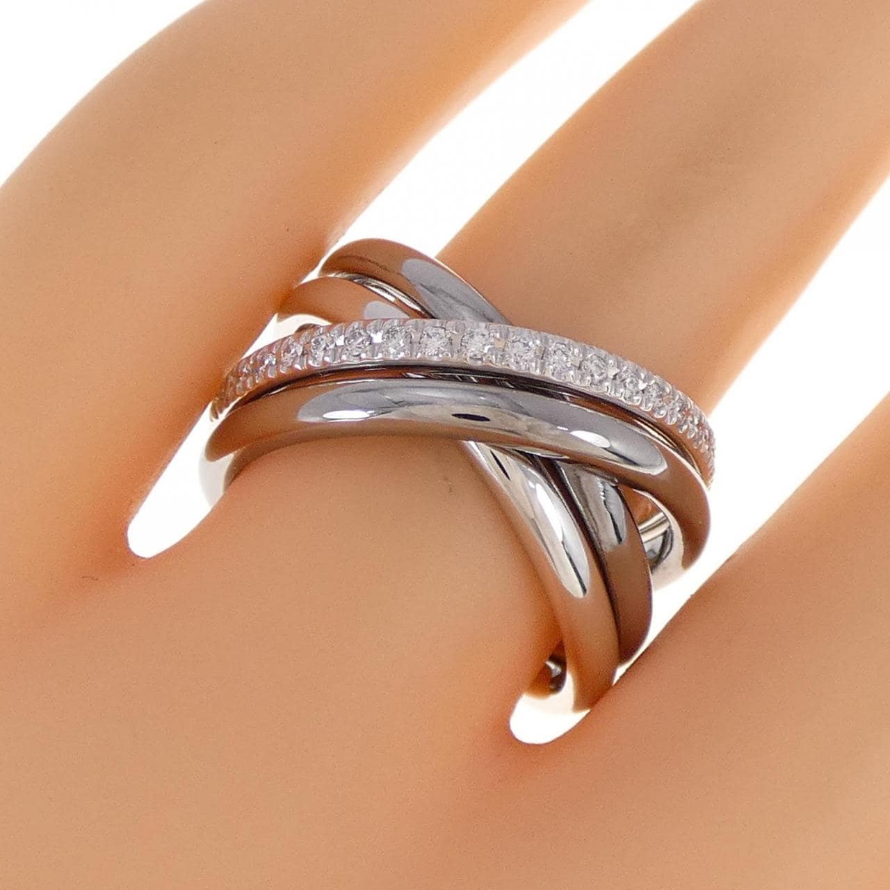 MIKIMOTO Diamond Ring 0.18CT