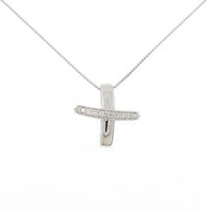 K18WG ダイヤモンド ネックレス 0.30CT