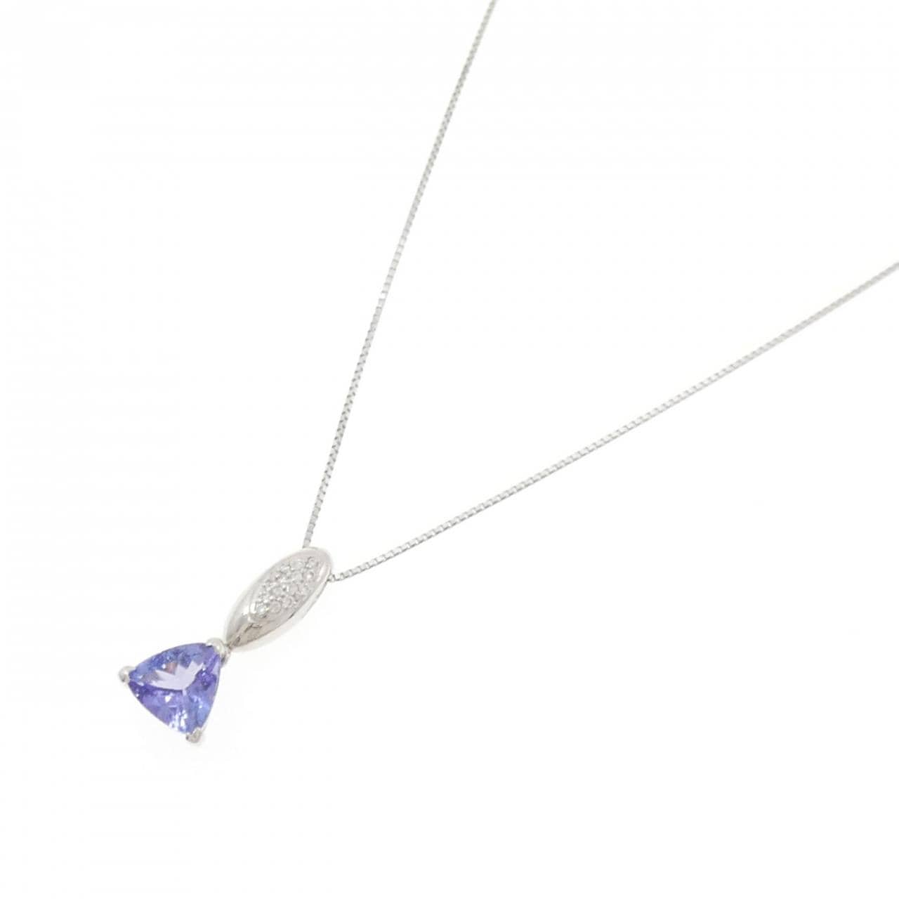 PT900/PT850 タンザナイト ネックレス 1.38CT