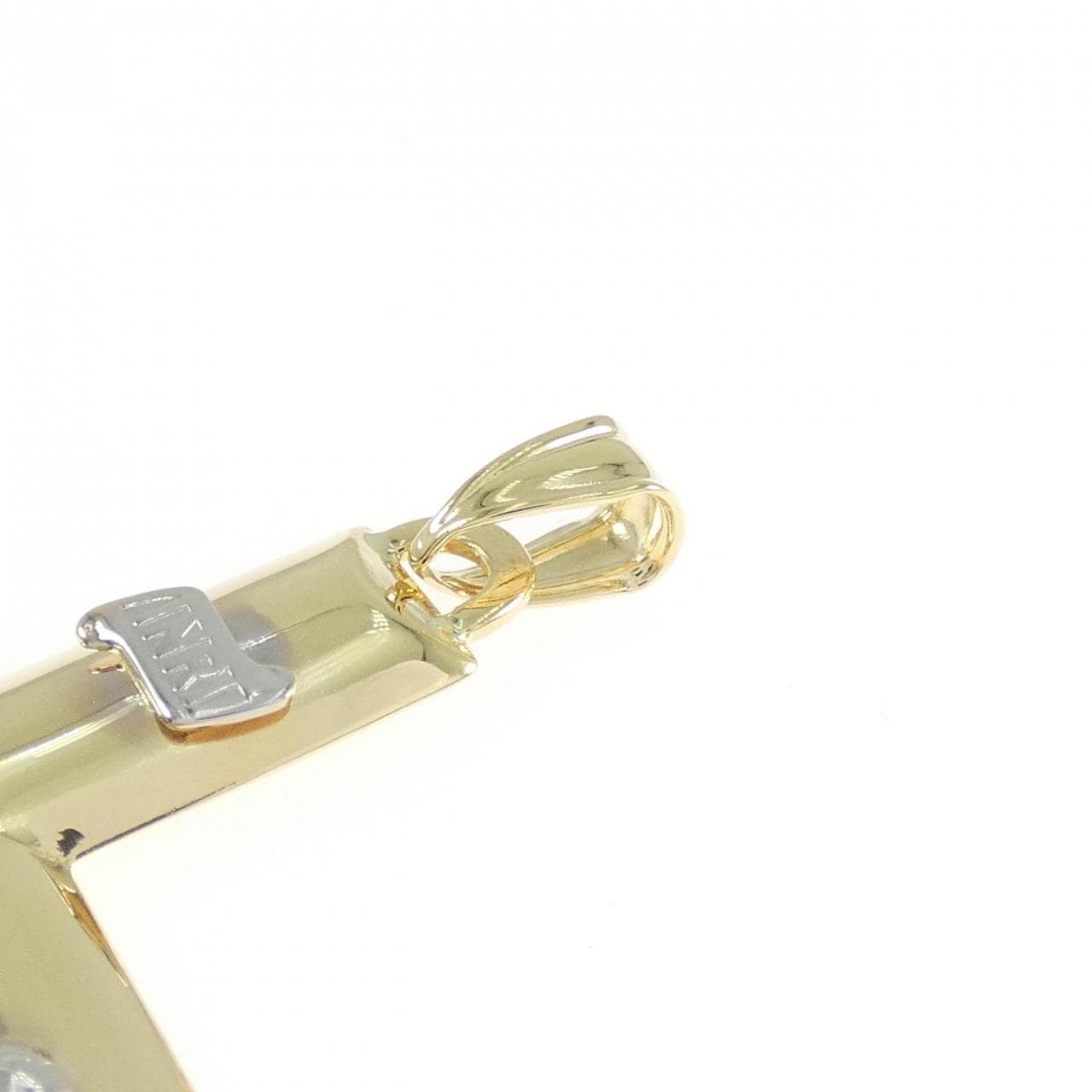 K18YG/K18WG クロス ペンダント