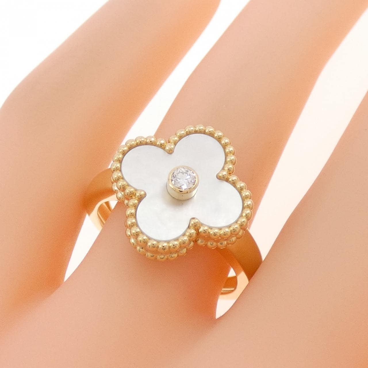 ヴァンクリーフ&アーペル ヴィンテージアルハンブラ リング